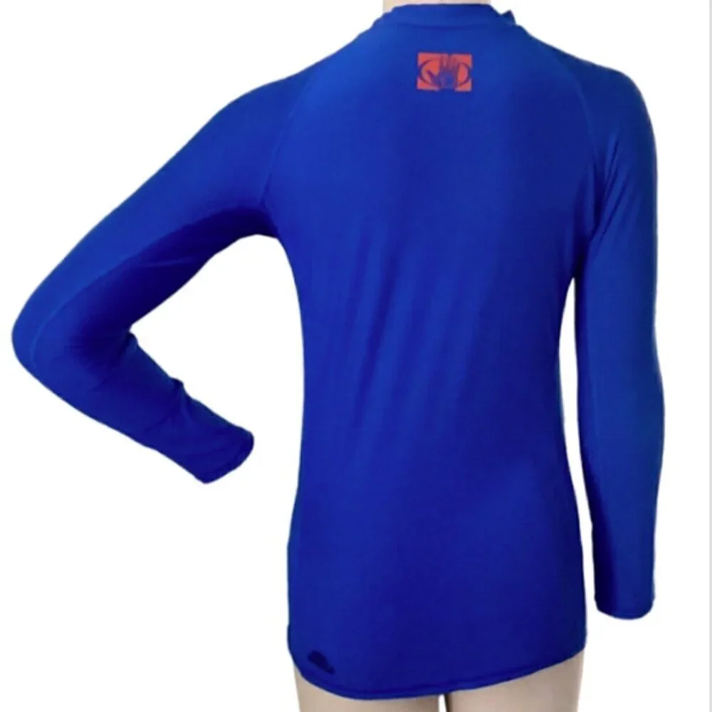 Body Glove Rash Guard Surf Swim Top Long Sleeve‎ Unisex Kids Sz 16 Blue 279D
